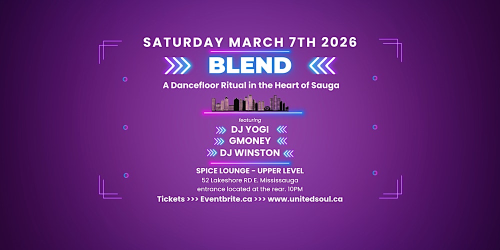 Blend Mississauga w/ GMoney, DJ Winston & DJ YOGI
