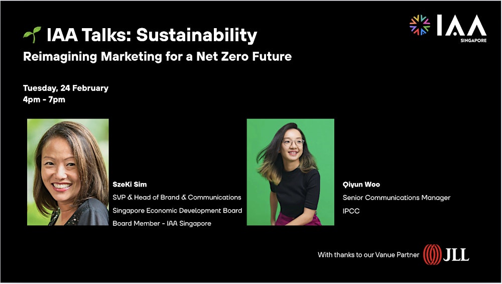 IAA Talks: Sustainability – Reimagining Marketing for a Net Zero Future