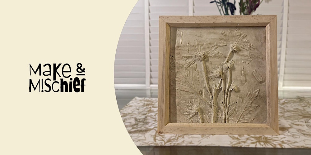 Framed Botanical Plaster Cast Magic!