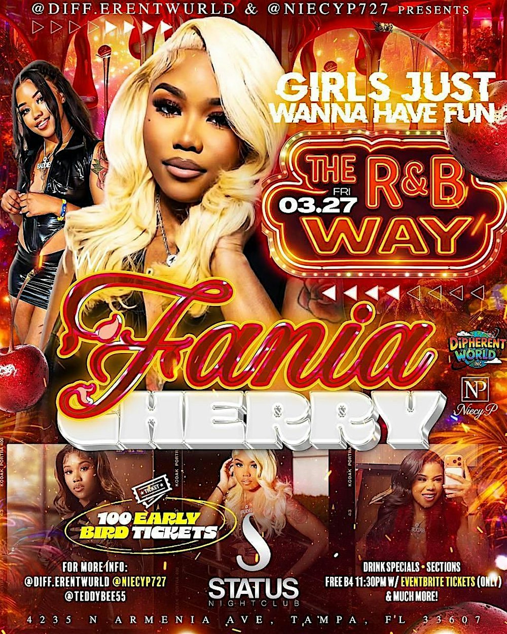 FANIA GIRLS JUST WANT TO HAVE FUN THE R&B WAY