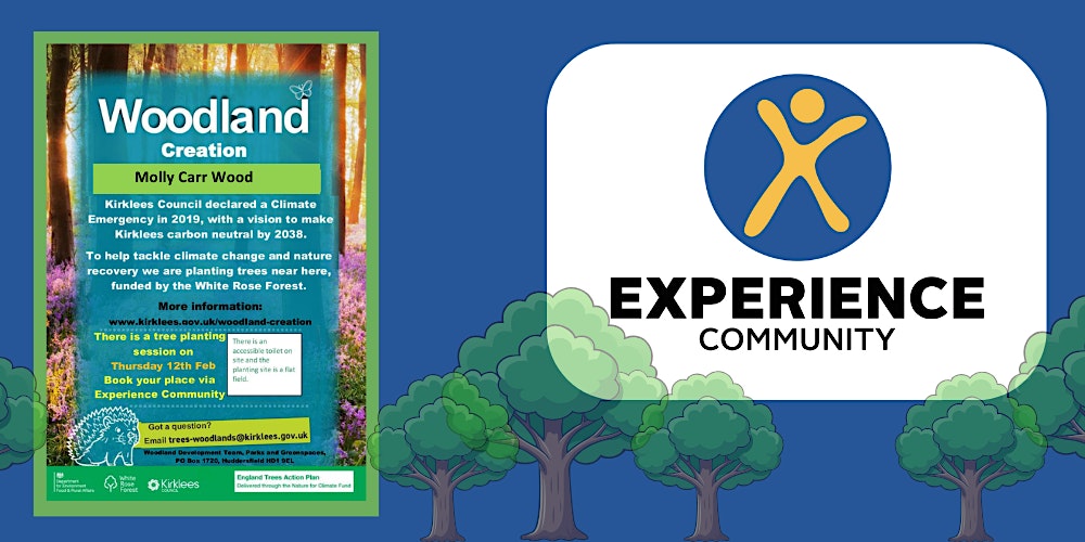 Experience Community Woodland Creation -Tree Planting Session, Huddersfield