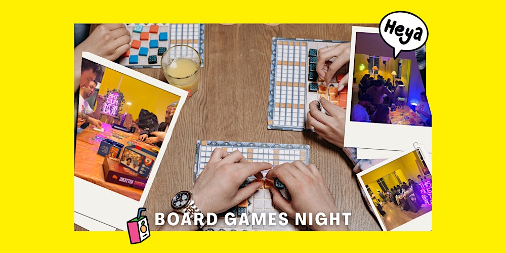 Adult Board Games Social Night