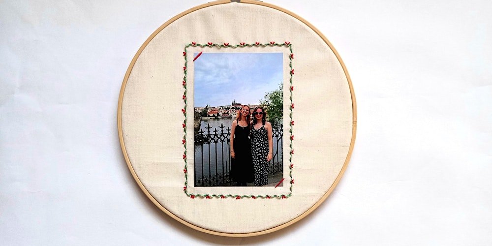 Embroider a Floral Photo Holder with Jane