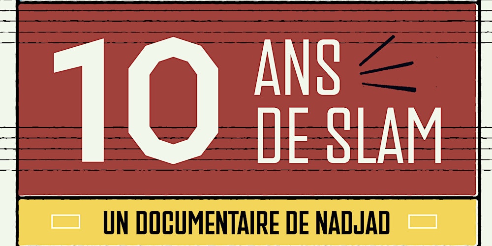 Projection Documentaire - 10 ans de slam - Slameke