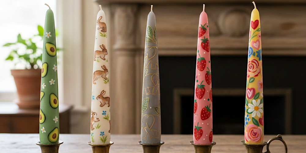 Tapered Candle Painting | Sunday Afternoon Craft