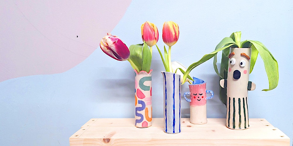 Mothers Day Pottery  - Bud Vase Workshop