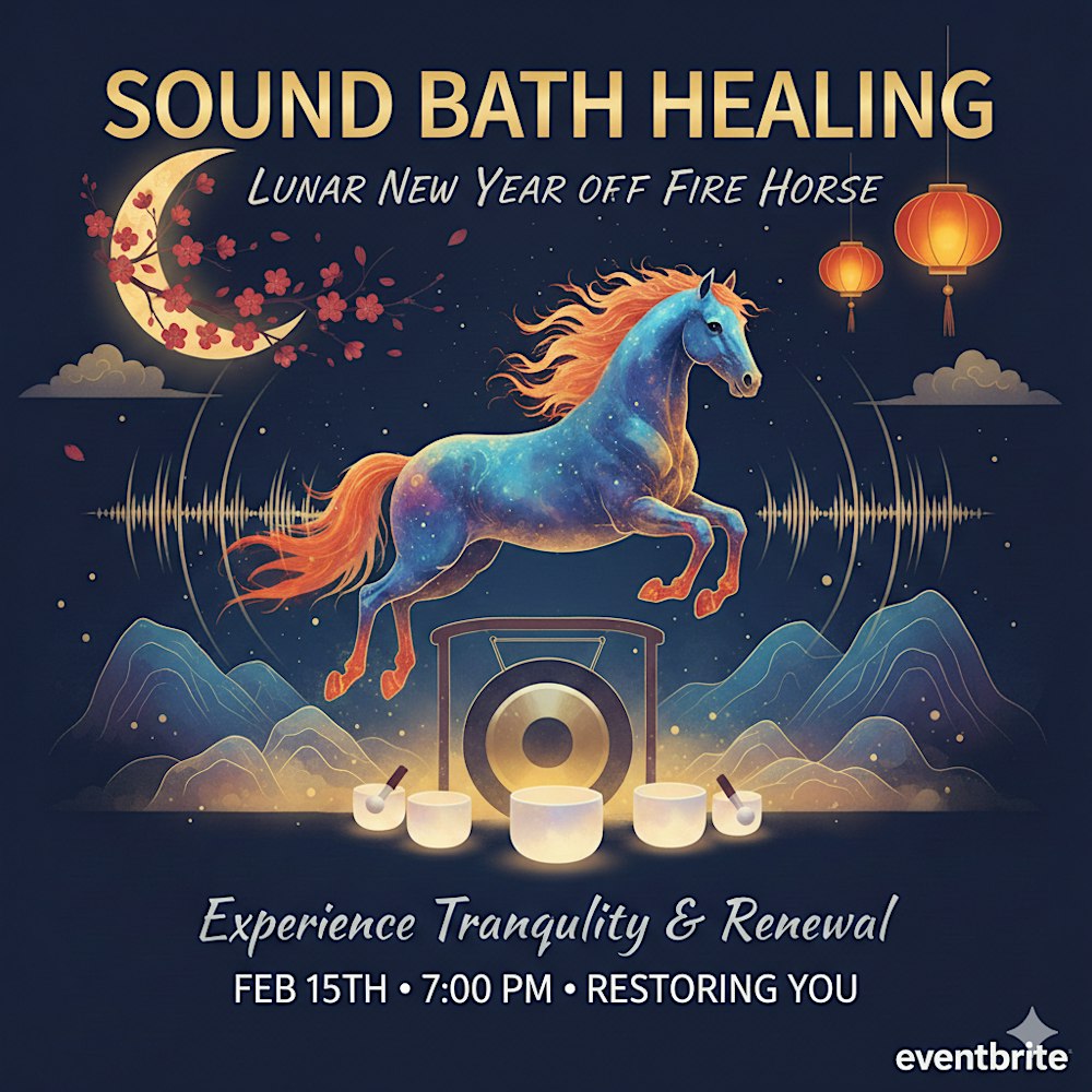 Lunar New Year Sound Bath Under the Aquarius New Moon