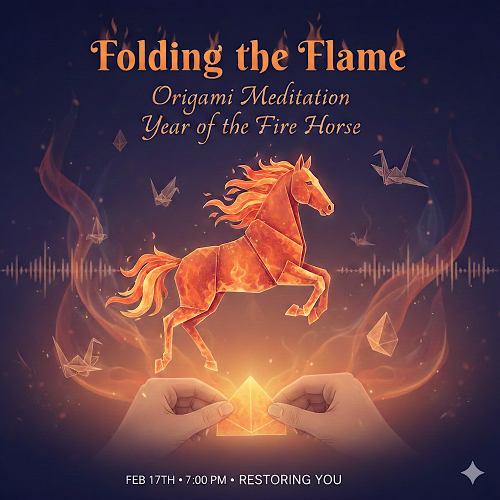 Folding the Flame: Origami Meditation for the Year of the Fire Horse