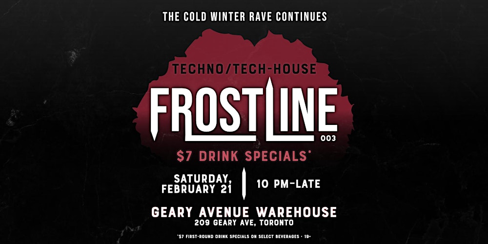 FROSTLINE 003 – Techno/Tech-House Rave