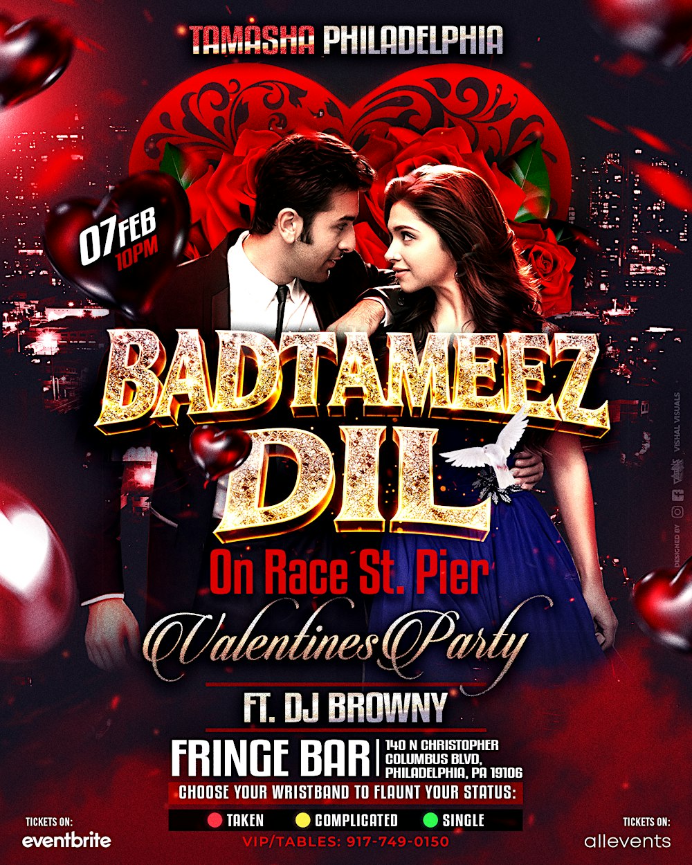 PHILLY BOLLYWOOD VALENTINES NIGHTOUT @FRINGE BAR