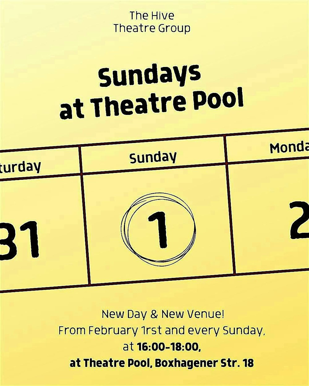 Sunday English Theatre Classes