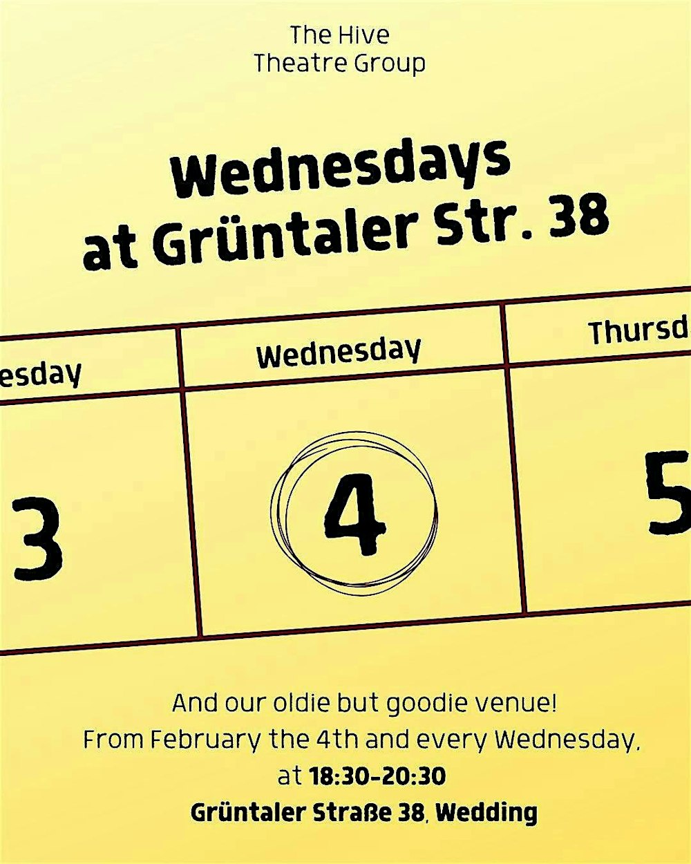 Wednesday English Theatre Classes