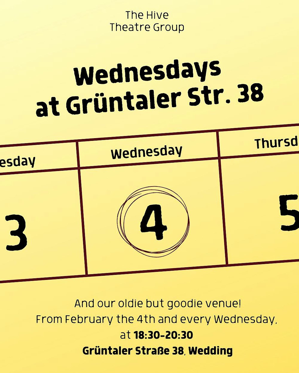 Wednesday English Theatre Classes