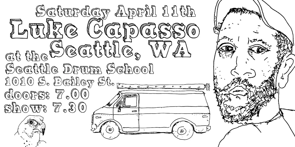 Luke Capasso at the Seattle Drum School
