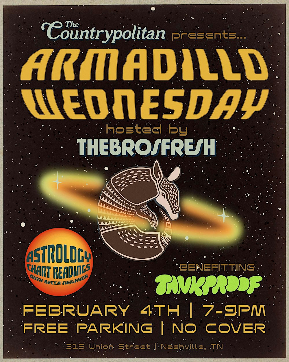 Armadillo Wednesday with TheBrosFresh