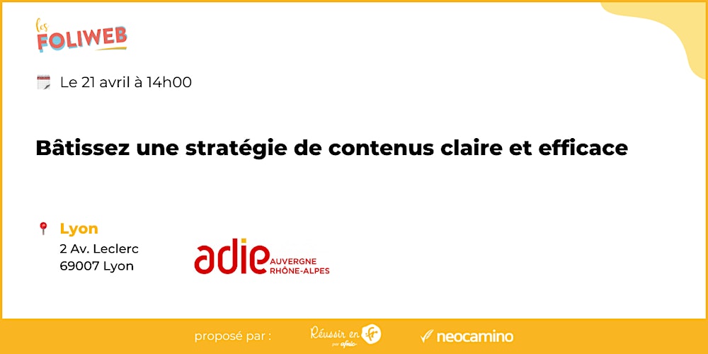 Bâtissez une stratégie de contenus claire et efficace