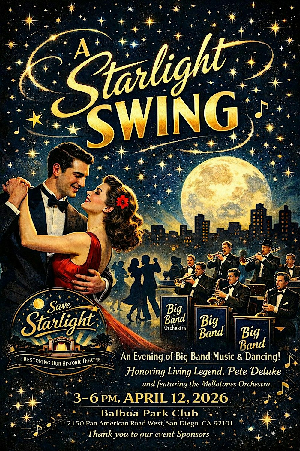 Starlight Swing - A Save Starlight Fundraiser