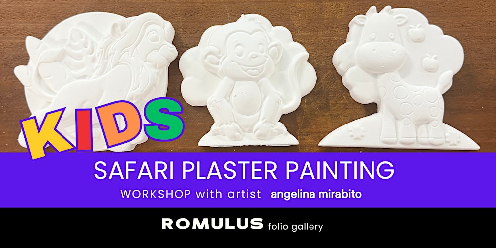 Kids Safari Plaster Painting Workshop