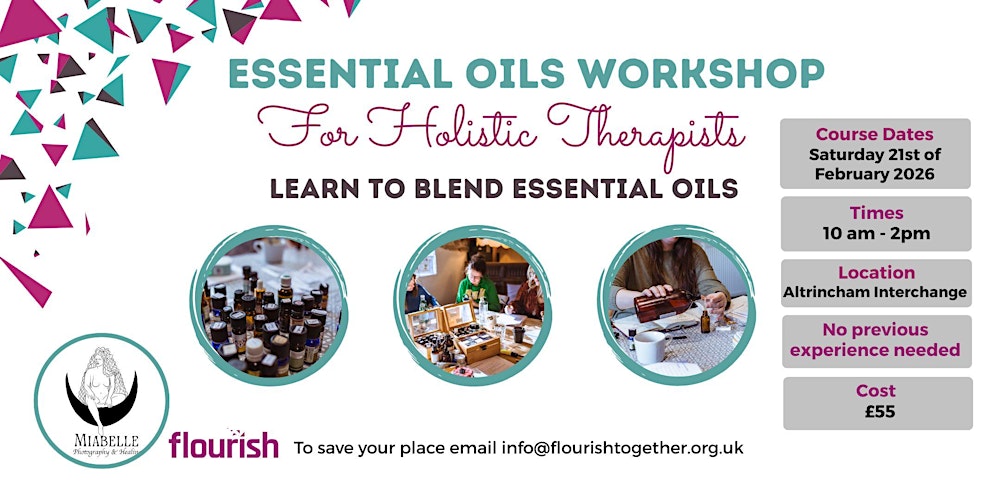 Essential Oils Workshop for Holistic Therapists