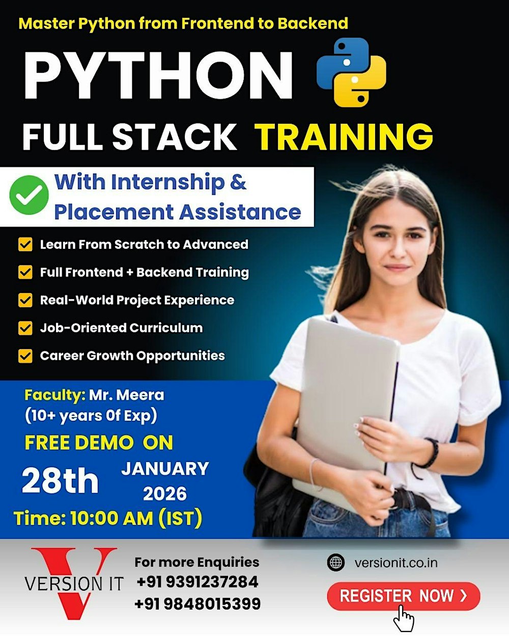 Python Full Stack Training in Hyderabad | Ameerpet | Online & Offline