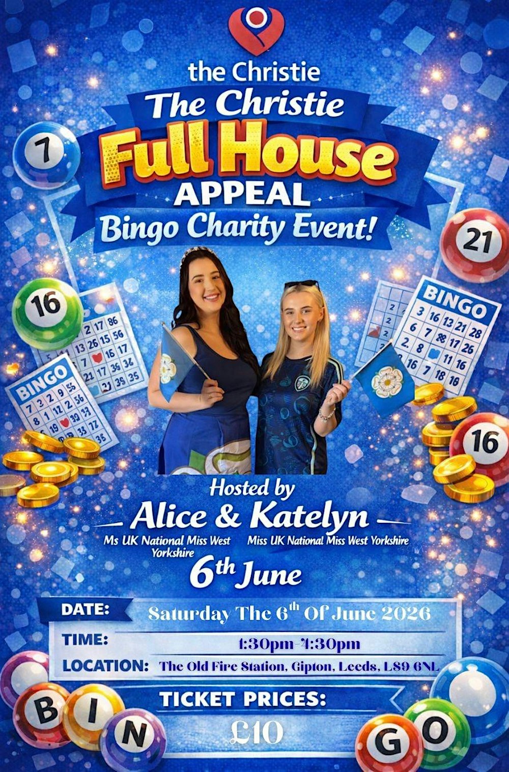 Christie Full House Appeal - Bingo Charity Event