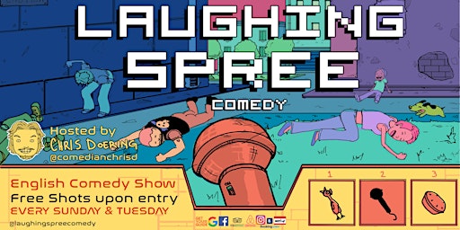 Laughing Spree: English Comedy on a BOAT (FREE SHOTS) 22.02.