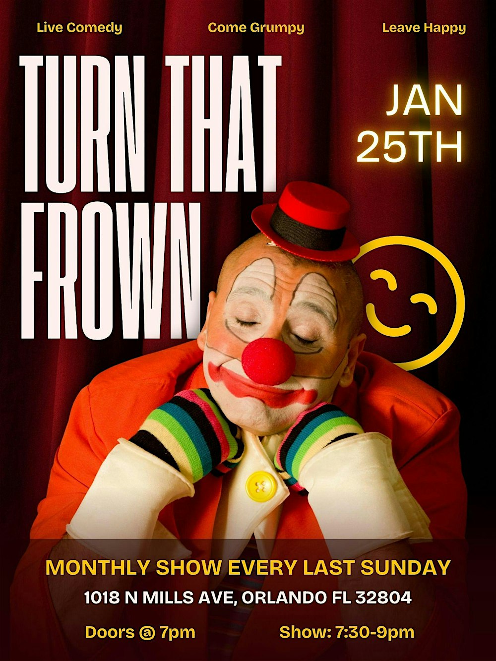 Turn That Frown Comedy Show