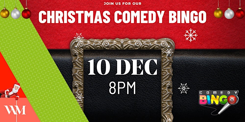 Comedy Bingo 10 December
