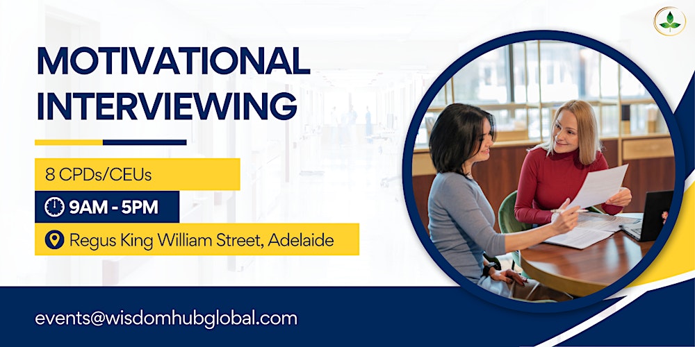 1 Day - MI Training for Healthcare Teams in Adelaide: Holistic Healing