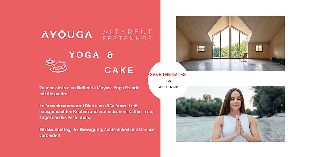 Yoga und Cake auf dem Festenhof in Altkreut