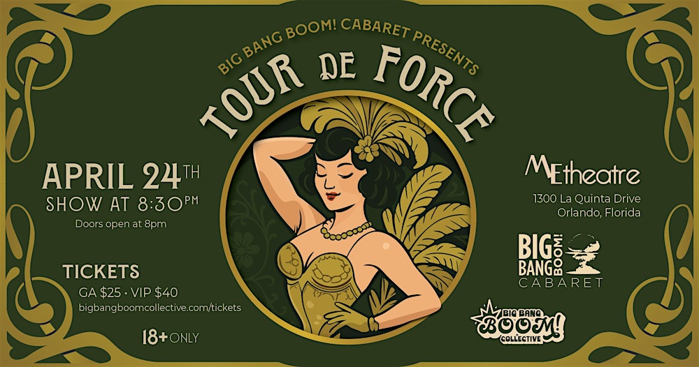 Big Bang BOOM! Cabaret presents Tour de Force