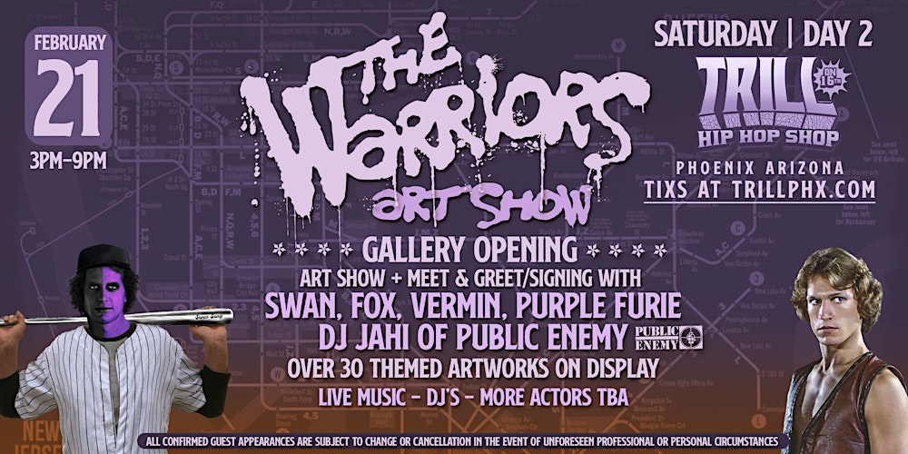 W Art Show Inspired By The Warriors FEAT: Swan, Fox, Vermin & Purple Fury