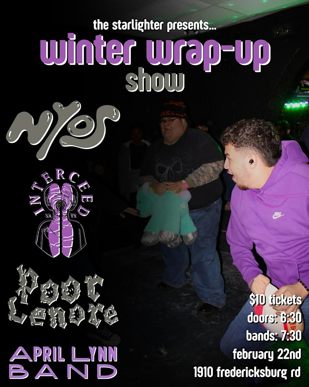Winter Wrap Up Show feat Nyos, Interceed, Poor Lenore, April Lynn Band