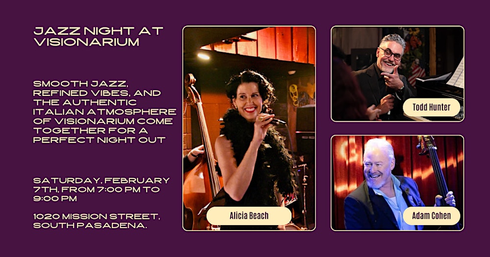 Jazz Night at Visionarium with Alicia Beach