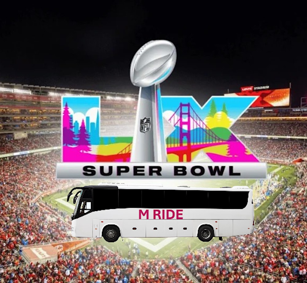 SUPER BOWL SHUTTLE BUS R/T FROM SAN FRANCISCO (MARINA) 2/08/2026