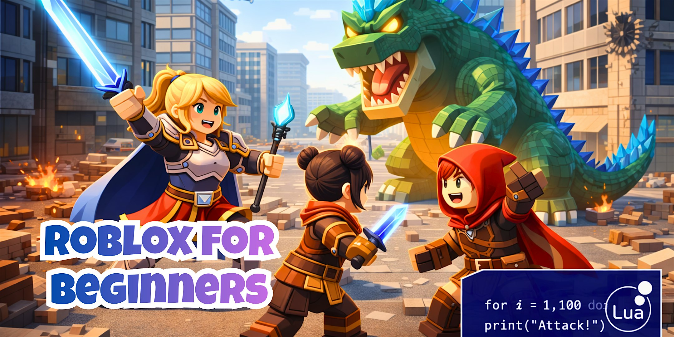 March-April  Roblox Coding Camp Near Me (Novena) (Ages 9–15)