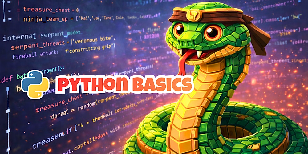 March-April Python Basics Camp Near Me (River Valley) (Ages 10–16)