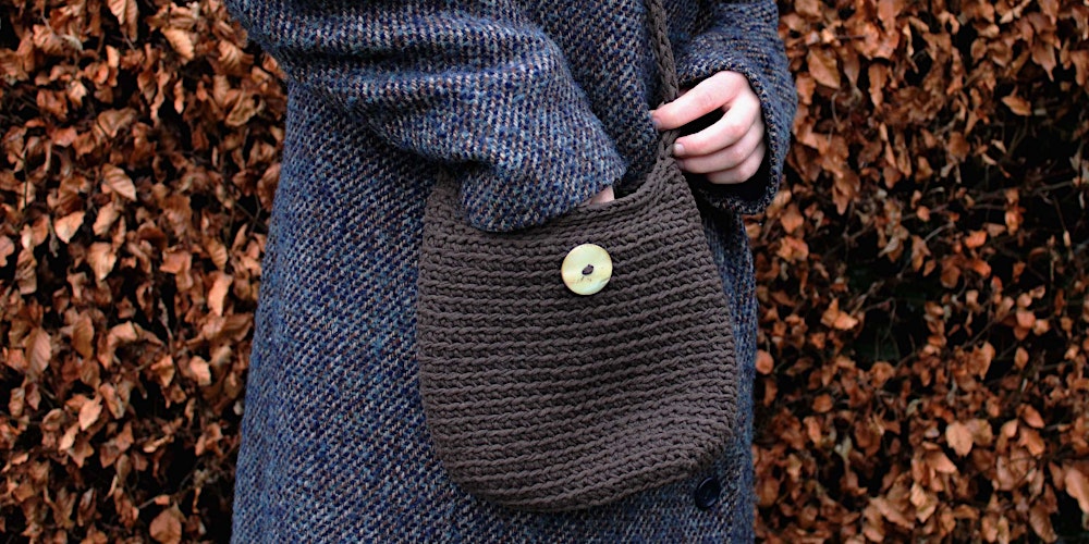 Absolute Beginner Crochet-along | Back Loop Shoulder Bag (14 & 21 March)