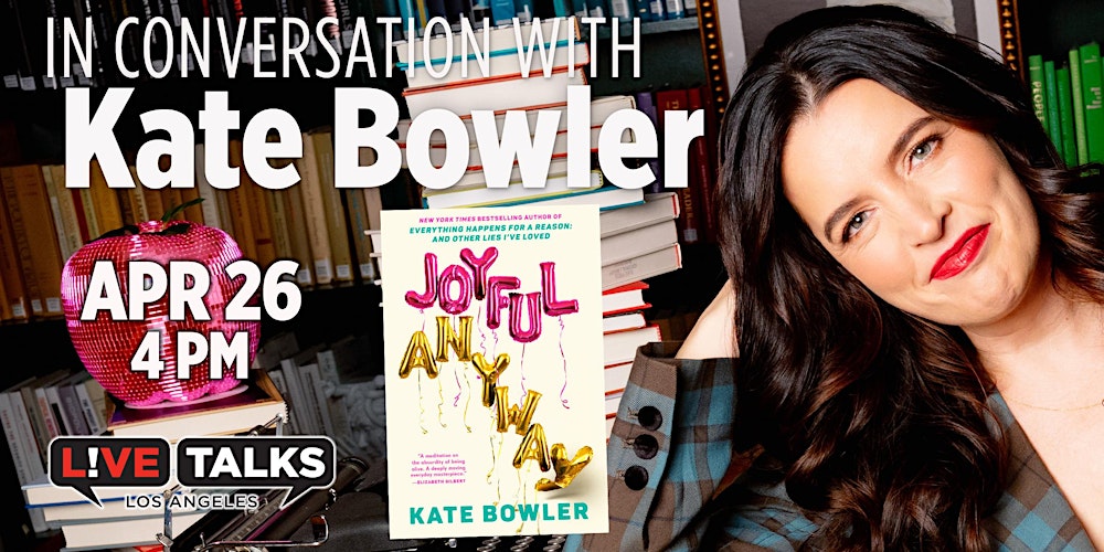 Kate Bowler with Rainn Wilson