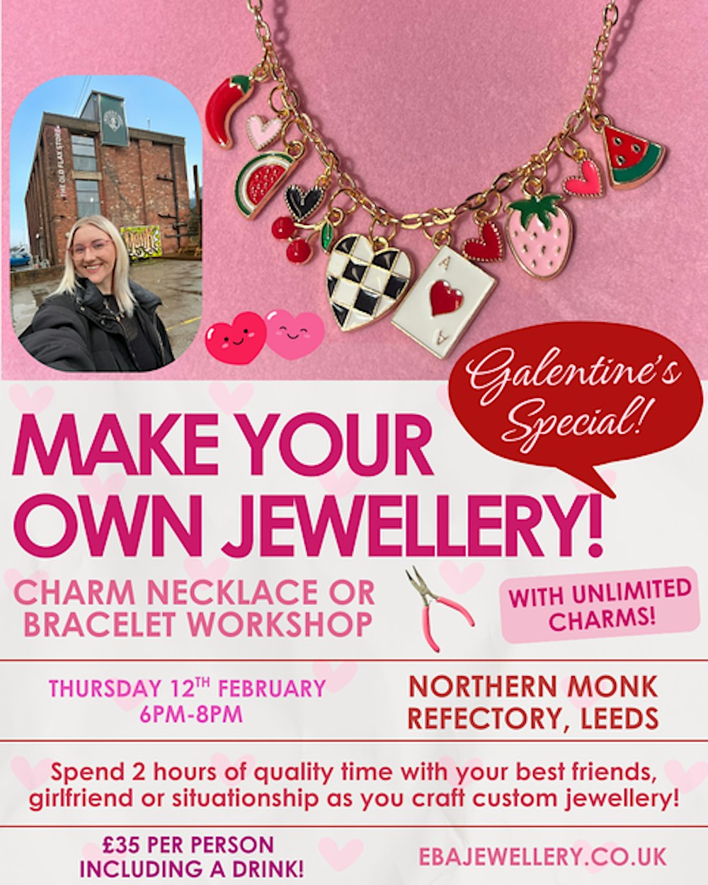 Galentine's Special: Charm Jewellery Workshop with Eba Jewellery!