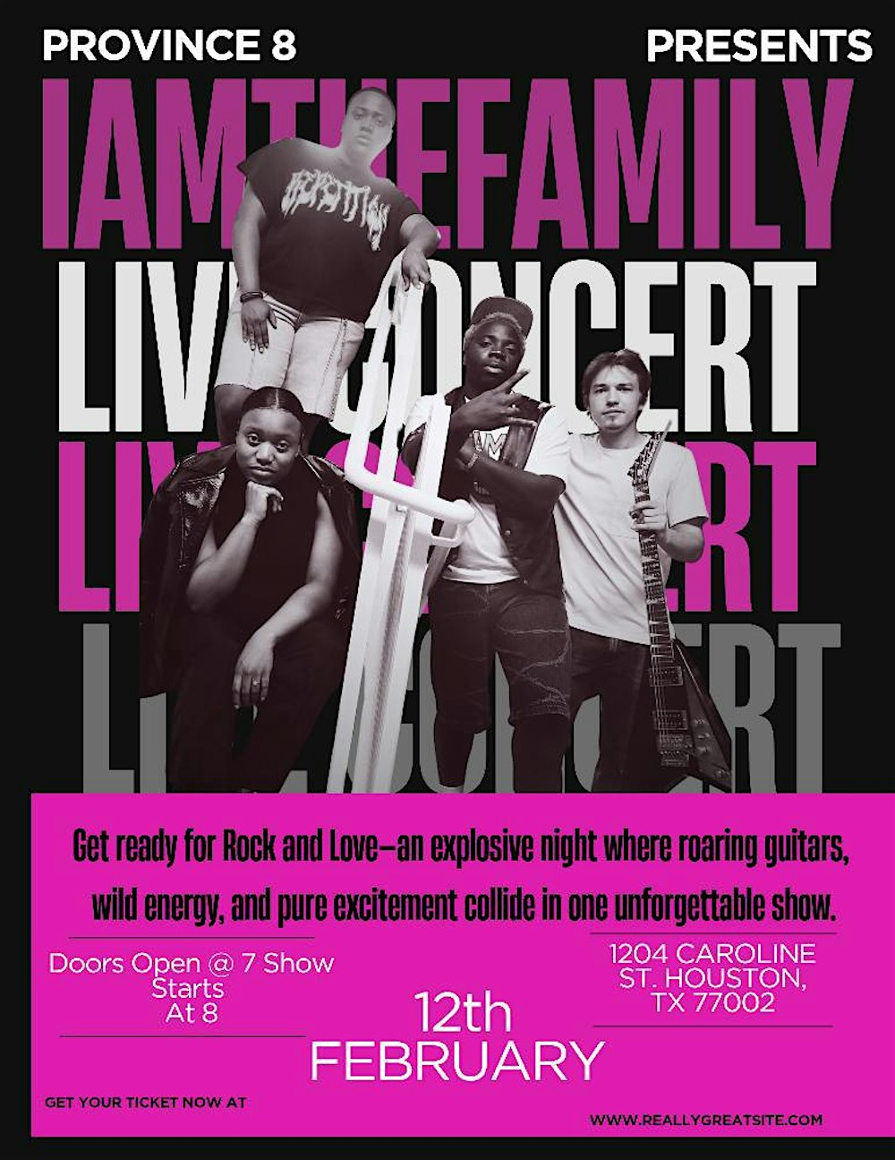 Province  8 Presents:  IAMTHEFAMILYBAND  Live  in Concert