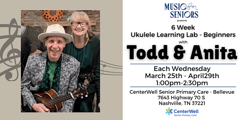 Music for Seniors Ukulele Learning Lab: Beginner