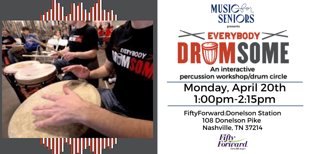 Music for Seniors Interactive Drum Circle