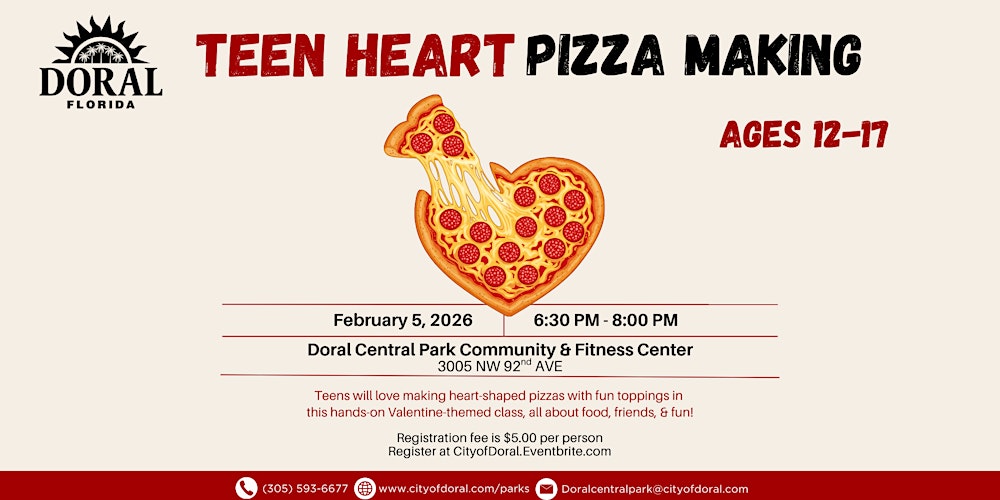 Teen Heart Pizza Making