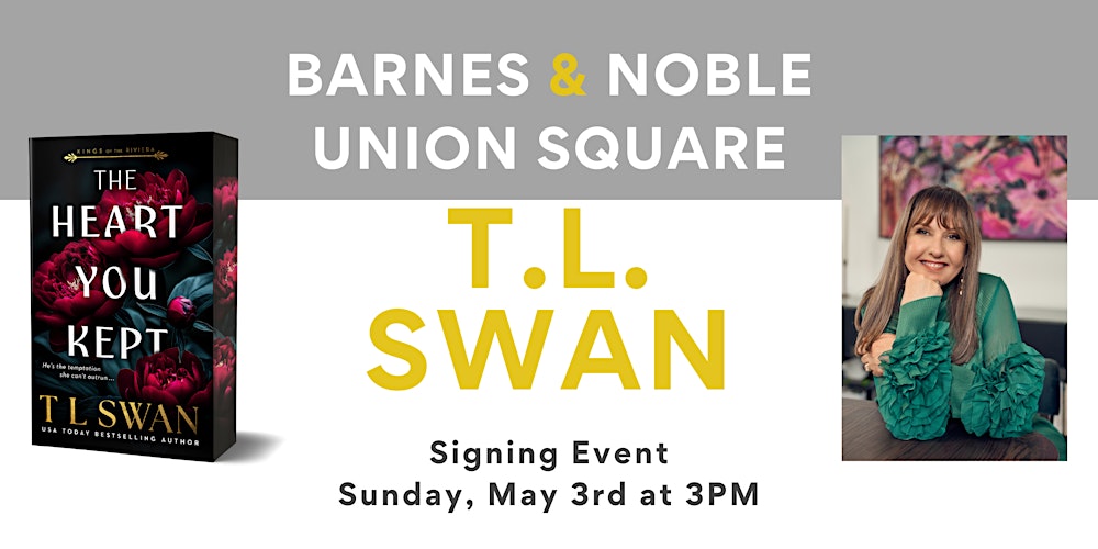 T.L. Swan signs THE HEART YOU KEPT at B&N Union Square