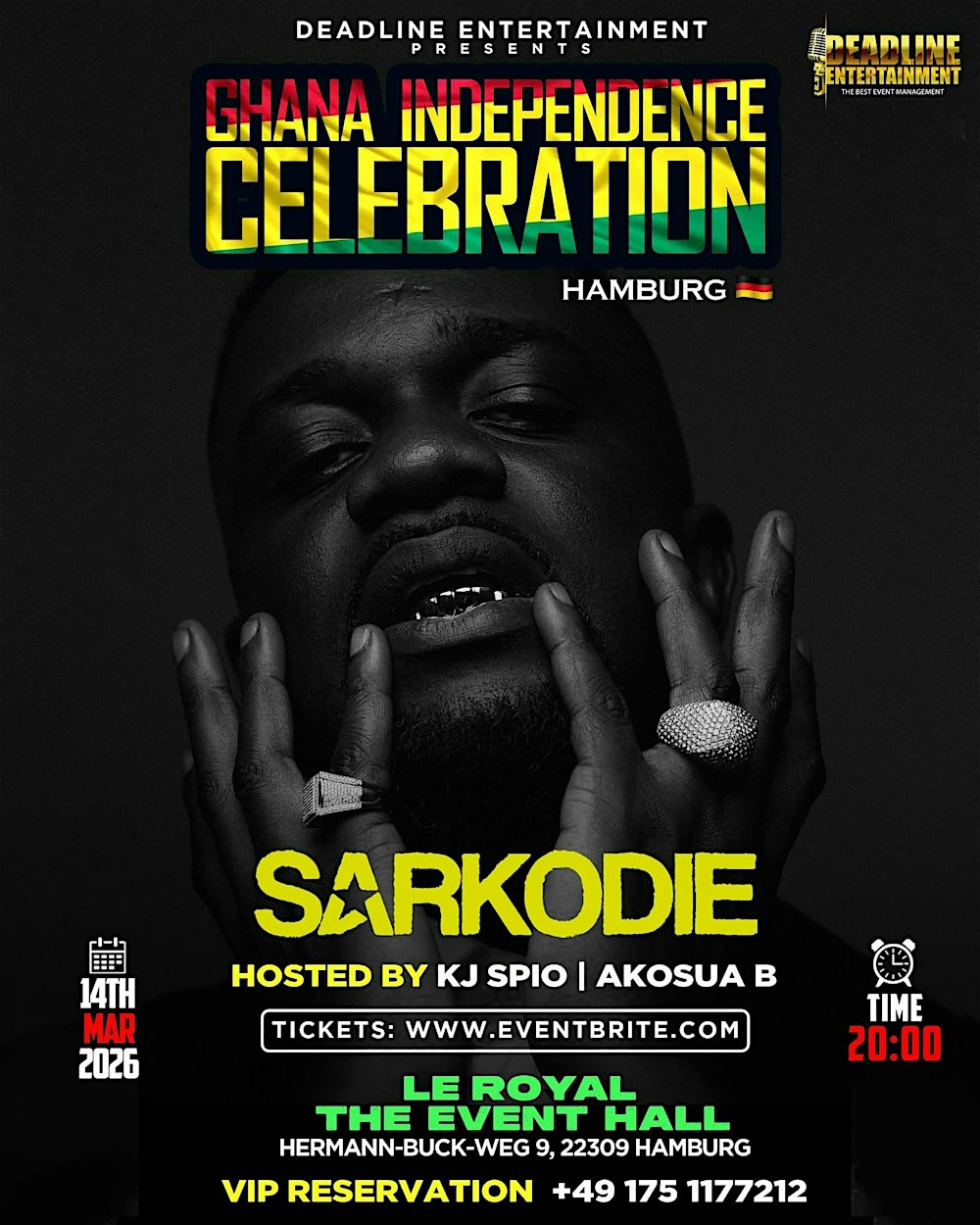 GHANA INDEPENDENCE CELEBRATION WITH SARKODIE,2026