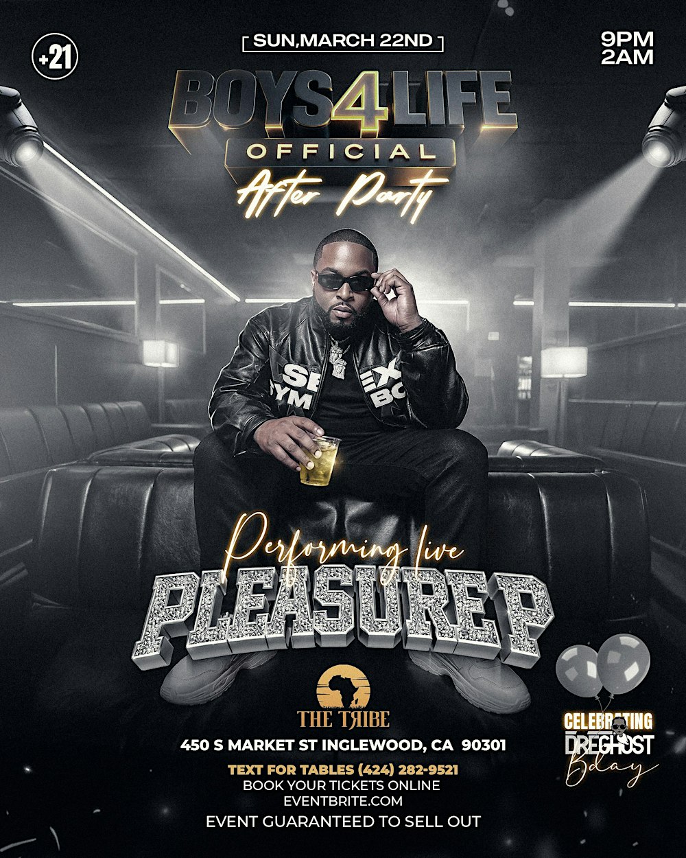 PLEASURE P OFFICIAL AFTERPARTY   BOYS 4 LIFE TOUR