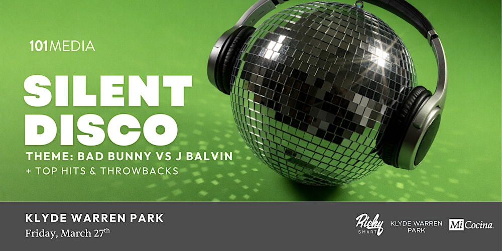 Dallas Silent Disco at Klyde Warren Park