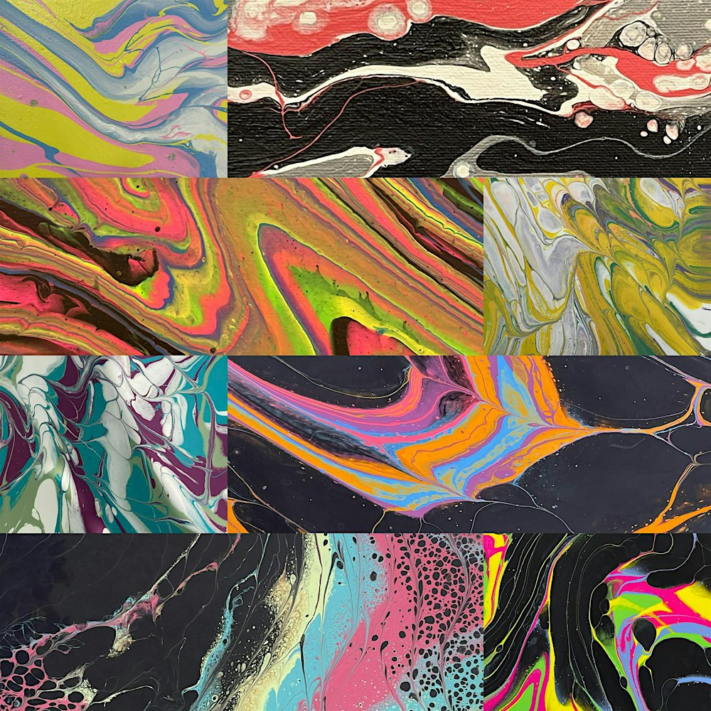 Paint Pouring Fluid Art at Holidaily Brewing Co.