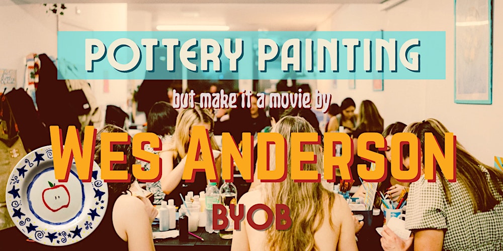 Wes Anderson Themed Pottery Painting